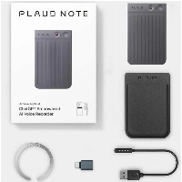 Цифровой диктофон Plaud Note, 64 Гб, Black, черный