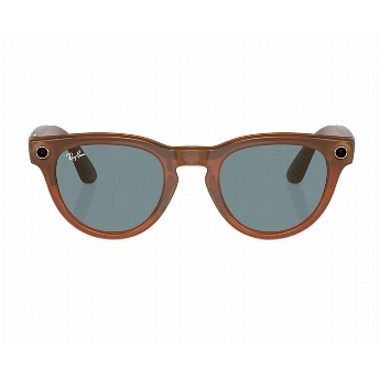 Смарт очки Ray-Ban Meta Headliner RW4009, Shiny Caramel/Teal Blue, Блестящий карамельный/Бирюзово-голубой