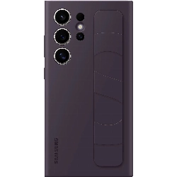 Чехол-накладка c ремешком-держателем Standing Grip для Galaxy S24 Ultra, Purple, темно-фиолетовый