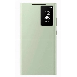 Чехол Samsung Smart View Wallet Case для Galaxy S24 Ultra, Light Green, светло-зелёный