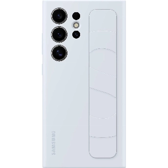 Чехол-накладка c ремешком-держателем Standing Grip для Galaxy S24 Ultra, Blue, светло-голубой