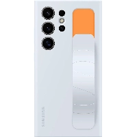 Чехол-накладка c ремешком-держателем Standing Grip для Galaxy S24 Ultra, Blue, светло-голубой