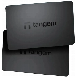 Аппаратный мультивалютный криптокошелек Tangem Wallet 2.0, черный (2 Карты)