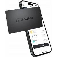 Аппаратный мультивалютный криптокошелек Tangem Wallet 2.0, черный (3 Карты)