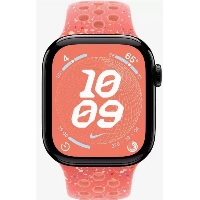 Умные часы Apple Watch Series 10 42 мм, M/L 140-245 мм, Aluminium Jet Black Case with Magic Ember Nike Sport Band