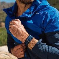 Плетеный ремешок для браслета Whoop 4.0 SuperKnit Band, Blue Jay, синий