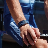 Плетеный ремешок для браслета Whoop 4.0 SuperKnit Band, Blue Jay, синий