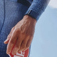 Плетеный ремешок для браслета Whoop 4.0 SuperKnit Band, Blue Jay, синий