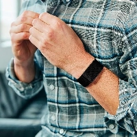 Плетеный ремешок для браслета Whoop 4.0 SuperKnit Band, Onyx, черный