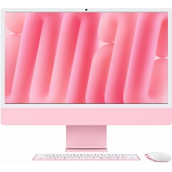 Моноблок Apple iMac 24 2024 (Z1K6000Z8), 4480x2520, Apple M4, RAM 32 ГБ, SSD 2048 ГБ, 10-core CPU, 10-core GPU, MacOS, Pink, розовый