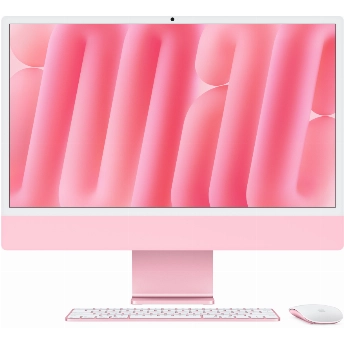 Моноблок Apple iMac 24 2024 (Z1K6000Z7), 4480x2520, Apple M4, RAM 32 ГБ, SSD 1024 ГБ, 10-core CPU, 10-core GPU, MacOS, Pink, розовый