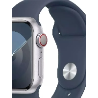 Умные часы Apple Watch Series SE Gen 2 40 мм Aluminium Case, Silver/Denim Sport Band, серебристый/деним - M/L