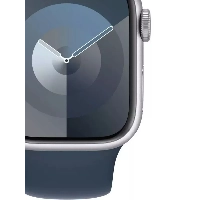 Умные часы Apple Watch Series SE Gen 2 40 мм Aluminium Case, Silver/Denim Sport Band, серебристый/деним - M/L