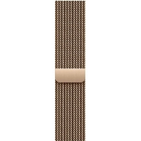 Apple Watch Series 11 46 мм, Gold Titanium Case, Gold Milanese Loop, M/L