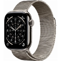 Apple Watch Series 11 46 мм, Natural Titanium Case, Natural Milanese Loop, M/L