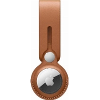 Брелок для Apple AirTag Leather Loop, Saddle Brown