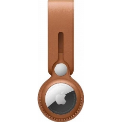 Брелок для Apple AirTag Leather Loop, Saddle Brown