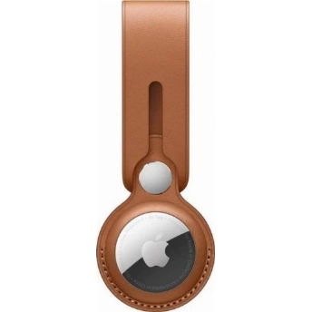 Брелок для Apple AirTag Leather Loop, Saddle Brown