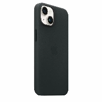 Apple iPhone 14 Plus Leather Case (MPP93), Midnight, черный