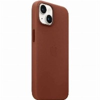 Чехол Apple iPhone 14 Plus Leather Case (MPPD3), Umber, коричневый