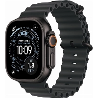 Умные часы Apple Watch Ultra 3 49 мм, Black Titanium Case with Black Ocean Band