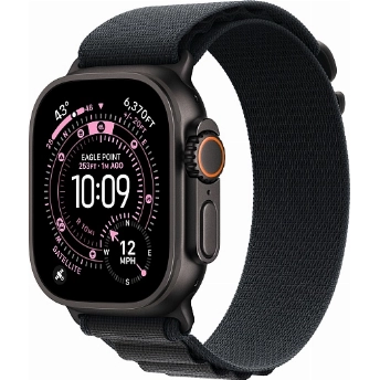 Умные часы Apple Watch Ultra 3 49 мм, Black Titanium Case with Black Alpine Loop, M