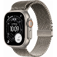 Умные часы Apple Watch Ultra 3 49 мм, Natural Titanium Case with Natural Milanese Loop, L