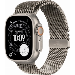 Умные часы Apple Watch Ultra 3 49 мм, Natural Titanium Case with Natural Milanese Loop, M
