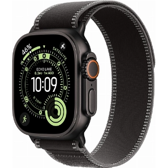Умные часы Apple Watch Ultra 3 49 мм, Black Titanium Case with Black/Charcoal Trail Loop, M/L