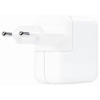 Адаптер питания Apple USB-C Power Adapter мощностью 30Вт/ 30W (MY1W2), White, белый
