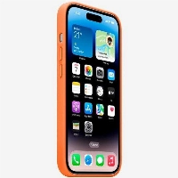 Чехол Apple iPhone 14 Pro Leather Case with MagSafe, Orange, оранжевый