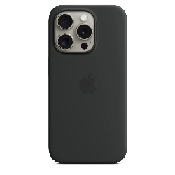 Чехол Apple iPhone 15 Pro Silicone Case с MagSafe,  (MT1A3), Black, черный