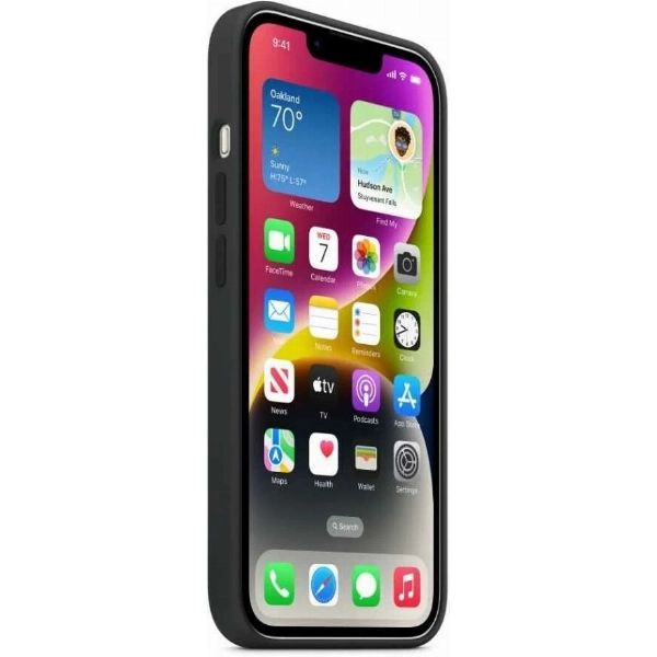Чехол Apple iPhone 14 Silicon Case, Black, черный