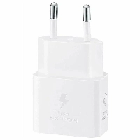 Сетевое зарядное устройство Samsung 25W Type-C с кабелем,  (EP-T2510NWEGEU), White, белый