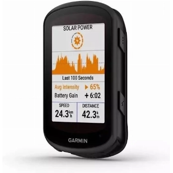 Велокомпьютер Garmin Edge 840 Solar Bundle GPS, Black, черный