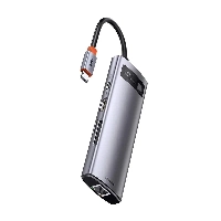 Хаб Baseus Metal Gleam Series 8-in-1 Multifunctional Type-C