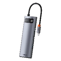 Хаб Baseus Metal Gleam Series 8-in-1 Multifunctional Type-C