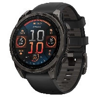 Умные часы Garmin Fenix 8, 47 мм Amoled Sapphire Carbon Gray DLC Titanium Black / Pebble Gray