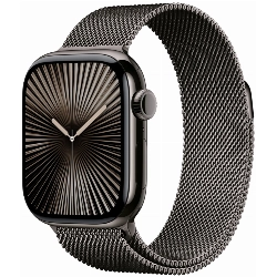 Умные часы Apple Watch Series 10 46 мм, S/M 130-180 мм, Titanium Case Cellular, Milanese Loop, Slate 