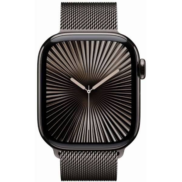Умные часы Apple Watch Series 10 42 мм, Titanium Case Cellular, Milanese Loop, Black