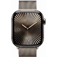 Умные часы Apple Watch Series 10 42 мм, Titanium Case Cellular, Milanese Loop, Natural
