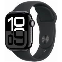 Умные часы Apple Watch Series 10 46 мм, S/M 130-200 мм, Aluminium Case GPS, Jet Black