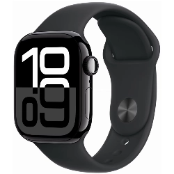 Умные часы Apple Watch Series 10 46 мм, S/M 130-200 мм, Aluminium Case GPS, Jet Black