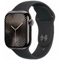 Умные часы Apple Watch Series 10 42 мм, S/M 130-200 мм, Titanium Case GPS+Cellular, Black