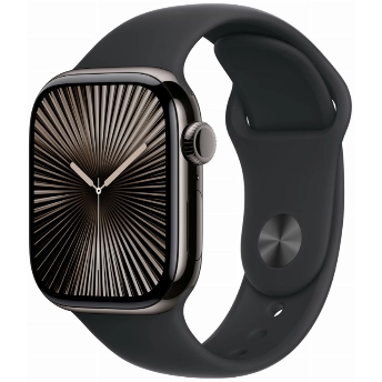 Умные часы Apple Watch Series 10 42 мм, S/M 130-200 мм, Titanium Case GPS+Cellular, Black