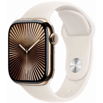 Умные часы Apple Watch Series 10 42 мм, S/M 130-200 мм, Titanium Case GPS+Cellular, Gold