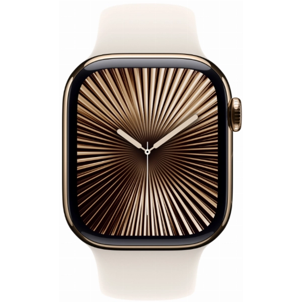 Умные часы Apple Watch Series 10 42 мм, M/L 140-245 мм, Titanium Case GPS+Cellular, Gold