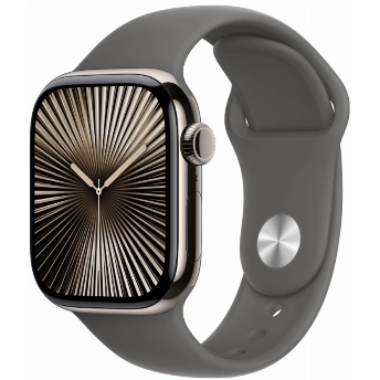 Умные часы Apple Watch Series 10 46 мм, S/M 130-200 мм, Titanium Case GPS+Cellular, Gray