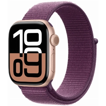 Умные часы Apple Watch Series 10 42 мм, Aluminium Case GPS, Sport Loop, Rose Gold