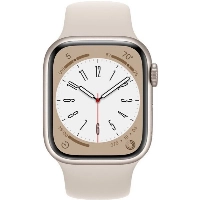 Умные часы Apple Watch Series 8 41 мм, M/L 160-210 мм, Aluminium Case with Sport Band, Starlight